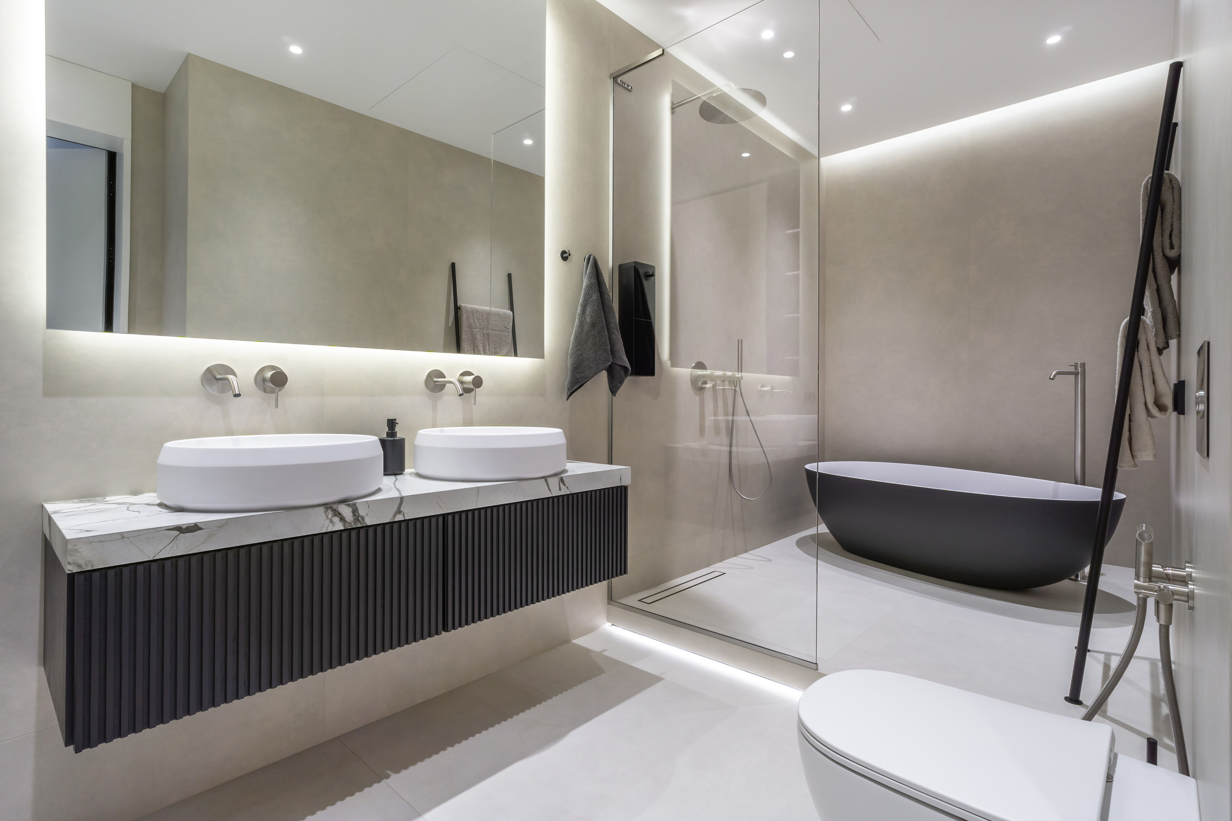 Modern bathroom installation