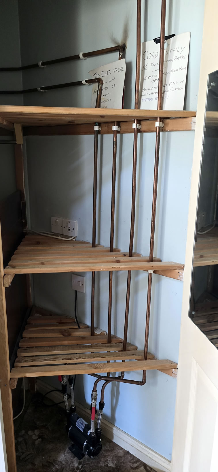 Pipework adaptations